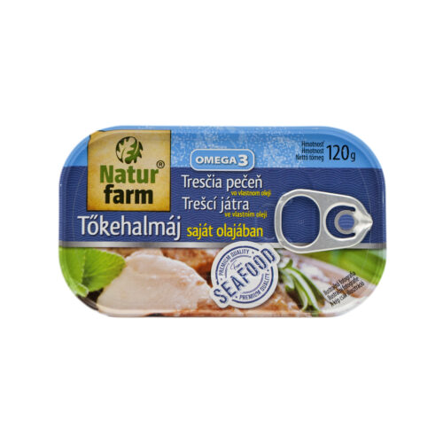 TRESČIA PEČEŇ VO VLASTNOM OLEJI – 120 g